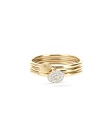 Anillo Nanis Mujer Sway in Oro amarillo Diamante AS20-615